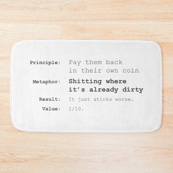 Item preview, Crisis Of Meaning Pay Them Back Typography Poster designed and sold by drTerrens.