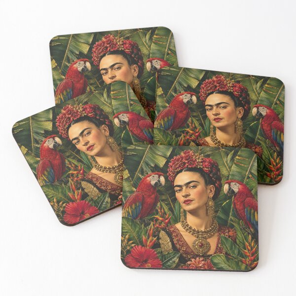 Item preview, Frida Kahlo Parrots designed and sold by Muycote.