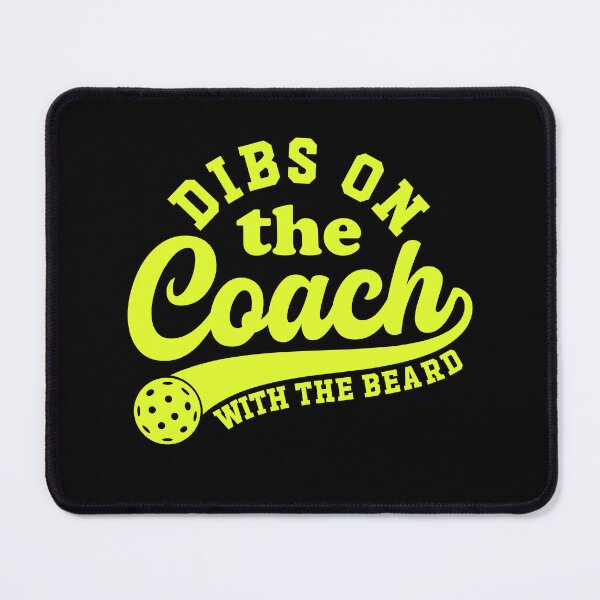 Item preview, Dibs On The Coach With Beard Pickleball designed and sold by gunaone-design.