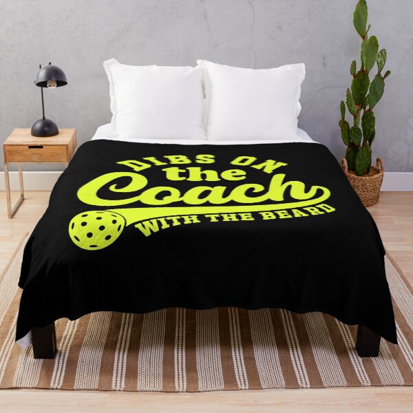 Item preview, Dibs On The Coach With Beard Pickleball designed and sold by gunaone-design.