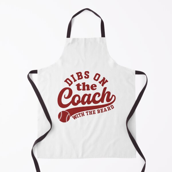 Item preview, Dibs On The Coach with beard Baseball designed and sold by gunaone-design.