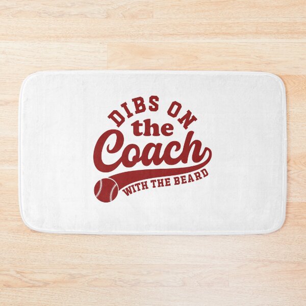 Item preview, Dibs On The Coach with beard Baseball designed and sold by gunaone-design.