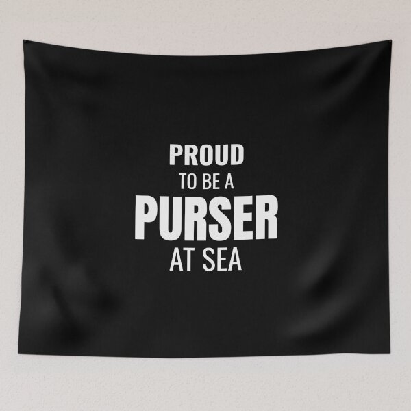 Item preview, Proud to be a Purser at Sea (White) designed and sold by ShipCrewNation.