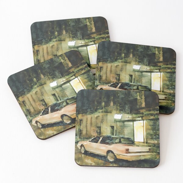 Item preview, White Parked at Night designed and sold by RCWatercolours.