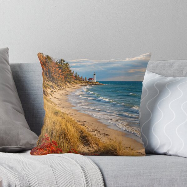 Item preview, Lake Michigan Coast Art Poster designed and sold by greatlakesimage.