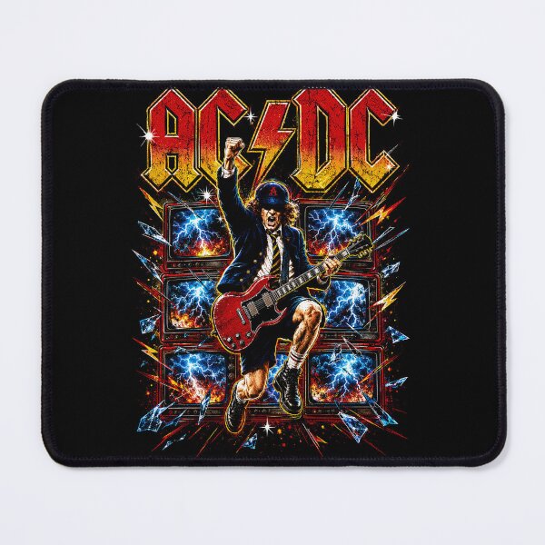 Item preview, AC/DC Angus Young Vintage High-Voltage Rock Graphic designed and sold by interdesigner.