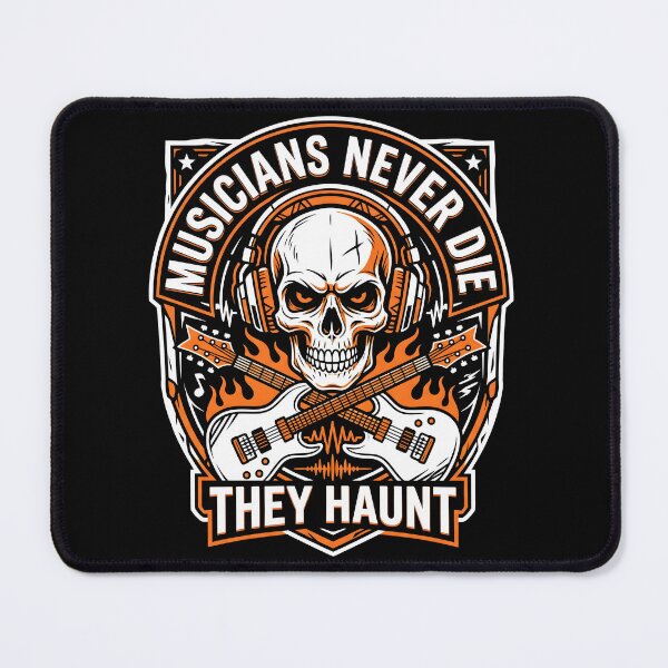 Item preview, Musicians Never Die They Haunt Funny Halloween Guitar designed and sold by fawzimorsy.