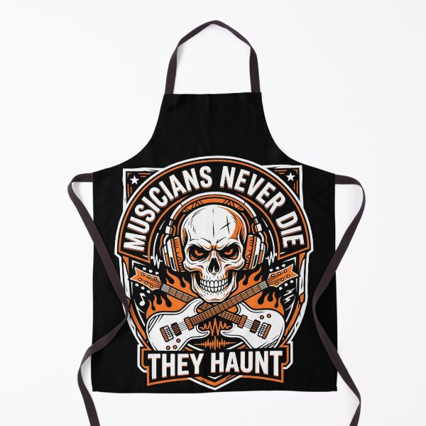 Item preview, Musicians Never Die They Haunt Funny Halloween Guitar designed and sold by fawzimorsy.
