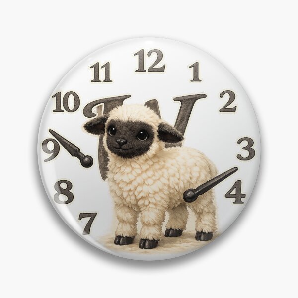 Item preview, Cute Lamb Alphabet Letter Art_W Illustration designed and sold by CottonLamb.