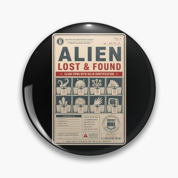 Item preview, Alien Lost and Found Department Notice designed and sold by agearb.