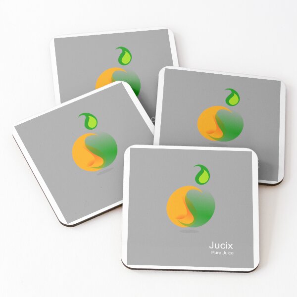Item preview, Jucix Pure Juice Modern Green Orange Logo designed and sold by irinashaykhx.