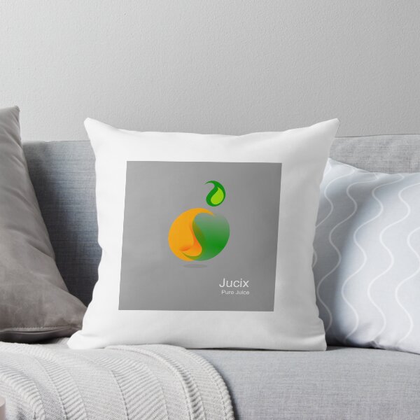 Item preview, Jucix Pure Juice Modern Green Orange Logo designed and sold by irinashaykhx.
