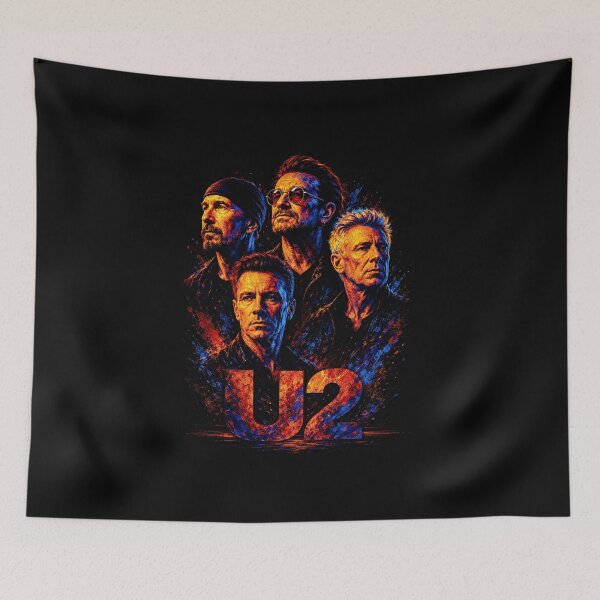 Item preview, U2: Vibrant Echoes of Rock designed and sold by interdesigner.