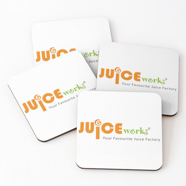 Item preview, Juice Works Your Favourite Juice Factory Logo designed and sold by irinashaykhx.