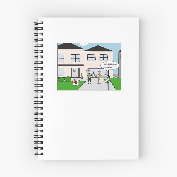 Item preview, Housewarming gift cartoon designed and sold by AndyCrouch.