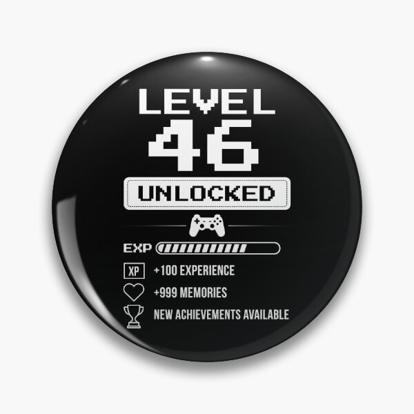 Item preview, Level 46 Unlocked birthday gift designed and sold by NumbersFort.