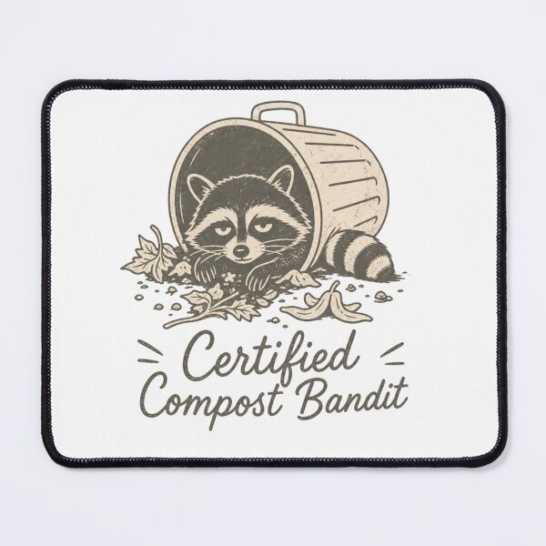 Item preview, Certified Compost Bandit Shirt, Funny Raccoon Compost T-Shirt, Sarcastic Gardener Gift Tee, Compost Pile Humor Shirt designed and sold by TshirtsLabs.