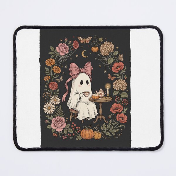 Item preview, Ghost Tea Party Floral Frame designed and sold by Roy & Tiffany.