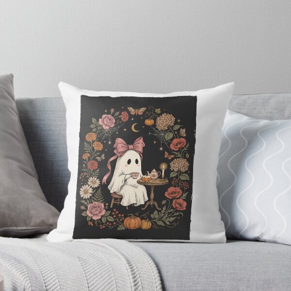 Item preview, Ghost Tea Party Floral Frame designed and sold by Roy & Tiffany.