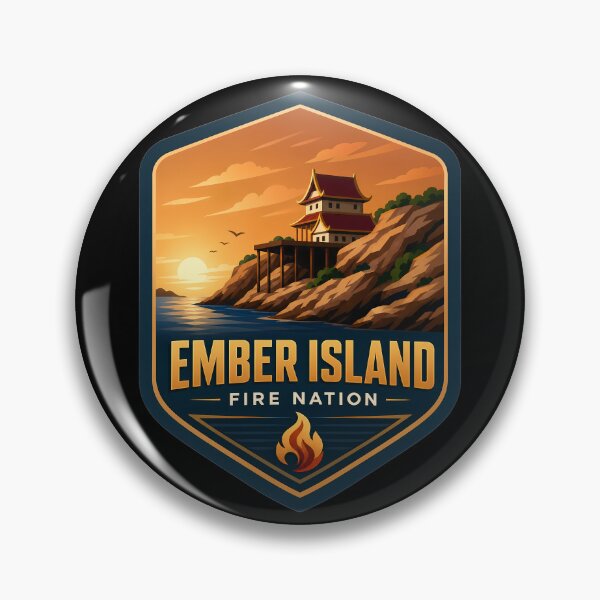 Item preview, Ember Island Nature Landscape designed and sold by FrontierCosmic.
