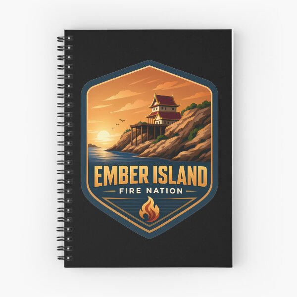 Item preview, Ember Island Nature Landscape designed and sold by FrontierCosmic.