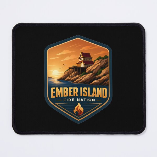 Item preview, Ember Island Nature Landscape designed and sold by FrontierCosmic.