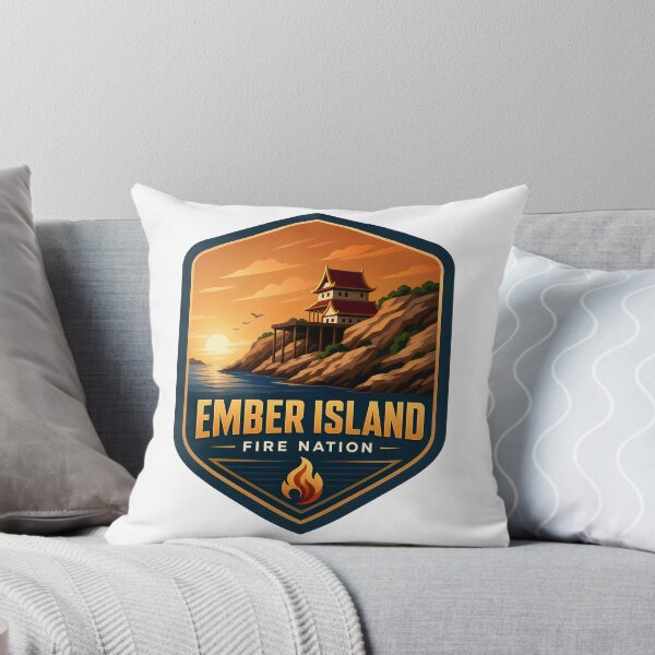 Item preview, Ember Island Nature Landscape designed and sold by FrontierCosmic.