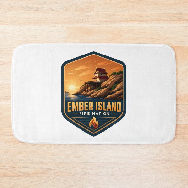 Item preview, Ember Island Nature Landscape designed and sold by FrontierCosmic.