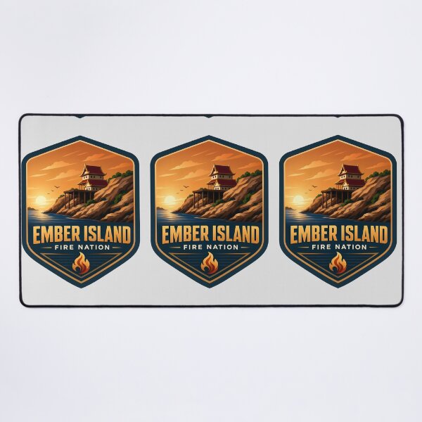 Item preview, Ember Island Nature Landscape designed and sold by FrontierCosmic.