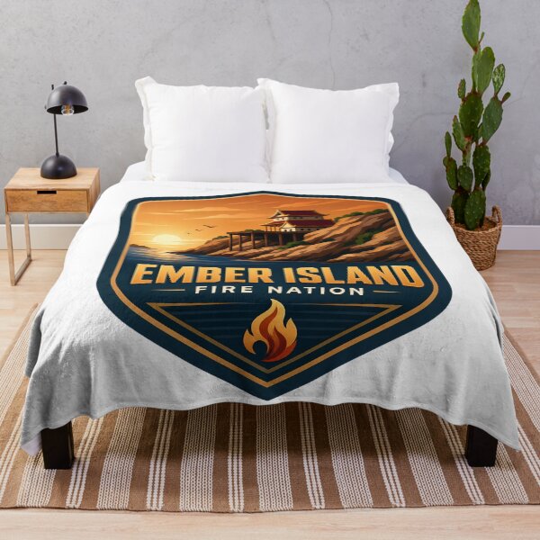 Item preview, Ember Island Nature Landscape designed and sold by FrontierCosmic.