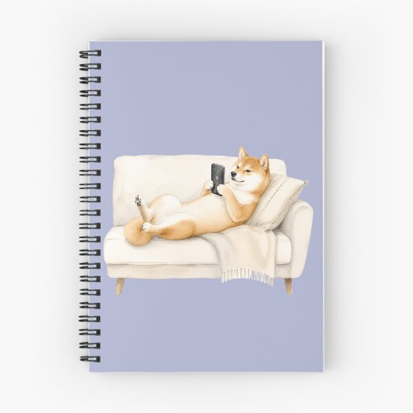 Item preview, Couch Mode Activated – Relaxing Shiba Inu Phone Time Design designed and sold by ManggaeJM.