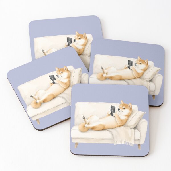 Item preview, Couch Mode Activated – Relaxing Shiba Inu Phone Time Design designed and sold by ManggaeJM.