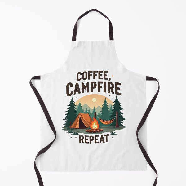 Item preview, Coffee, Campfire, Repeat designed and sold by SafariCreativeD.