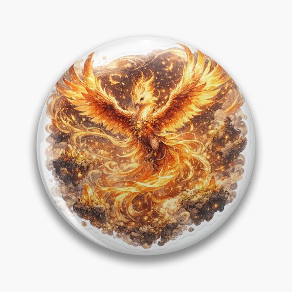 Item preview, Eternal Phoenix Rising Through Flames designed and sold by AuudiVasustudio.