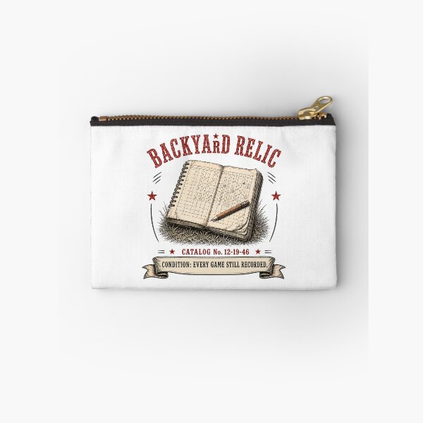 Item preview, Backyard Relic Scorebook | Vintage Baseball Scorekeeping T-Shirt designed and sold by Mikoff04-arts.