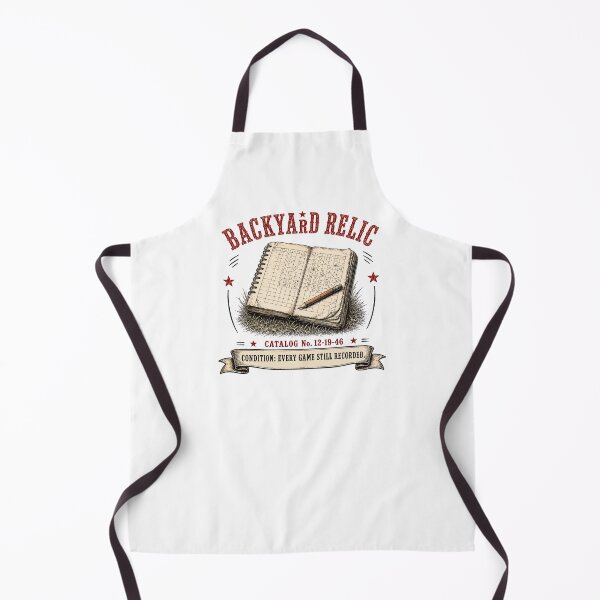 Item preview, Backyard Relic Scorebook | Vintage Baseball Scorekeeping T-Shirt designed and sold by Mikoff04-arts.