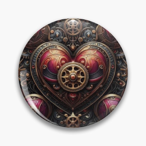 Item preview, Steampunk Heart – Clockwork Emotions designed and sold by Catfcreations.