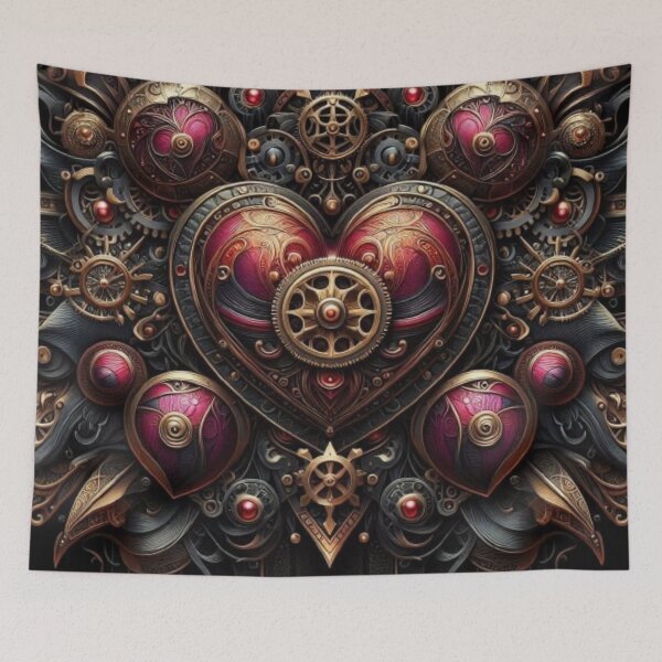 Item preview, Steampunk Heart – Clockwork Emotions designed and sold by Catfcreations.