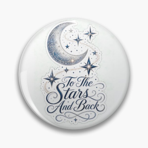 Item preview, To The Stars And Back Celestial Moon Romantic Sticker designed and sold by Aliplus+.