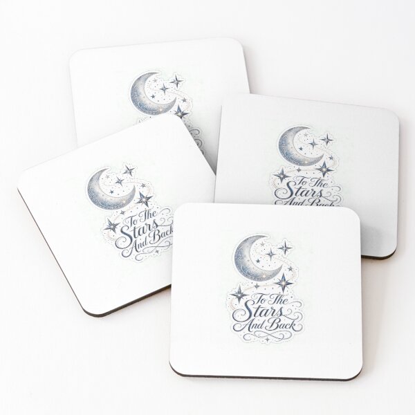 Item preview, To The Stars And Back Celestial Moon Romantic Sticker designed and sold by Aliplus+.