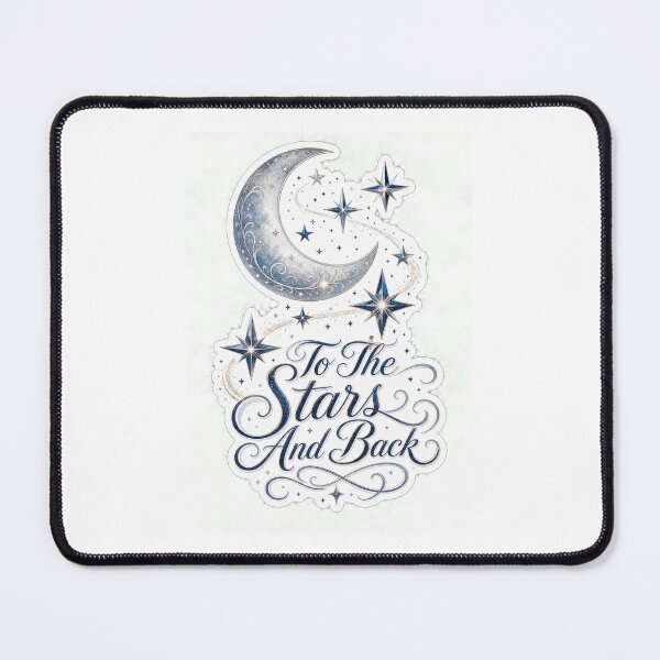 Item preview, To The Stars And Back Celestial Moon Romantic Sticker designed and sold by Aliplus+.