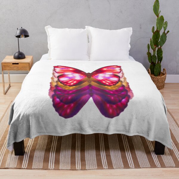 Item preview, Glowing Neon Butterfly Psychedelic Trippy Aesthetic Design designed and sold by InfiniteOrbit.