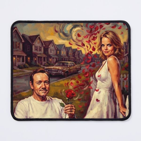 Item preview, American Beauty Suburban Drama Fine Art Tribute designed and sold by Art's Diner.