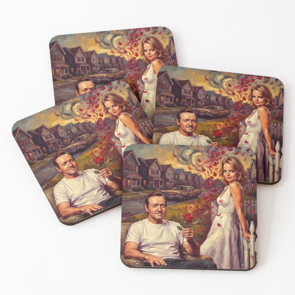 Item preview, American Beauty Suburban Drama Fine Art Tribute designed and sold by Art's Diner.
