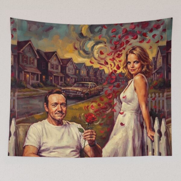 Item preview, American Beauty Suburban Drama Fine Art Tribute designed and sold by Art's Diner.