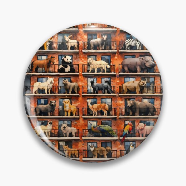 Item preview, Animals in Tall Building designed and sold by cuprum.