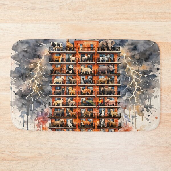 Item preview, Animals in Tall Building designed and sold by cuprum.