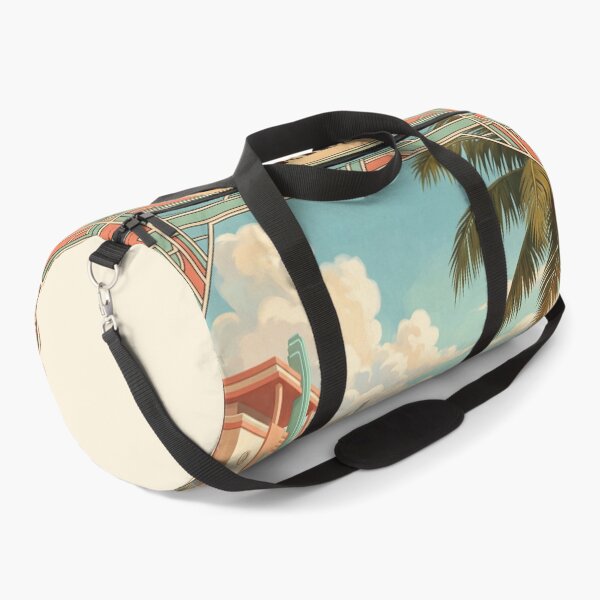 Item preview, Miami Florida Vintage Travel Art – South Beach, Ocean Drive & Art Deco designed and sold by Bomax121.