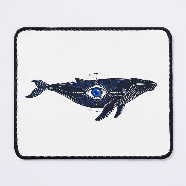 Item preview, Mystic Eye Whale - Esoteric Aesthetic Vector Art designed and sold by MissoStudio.