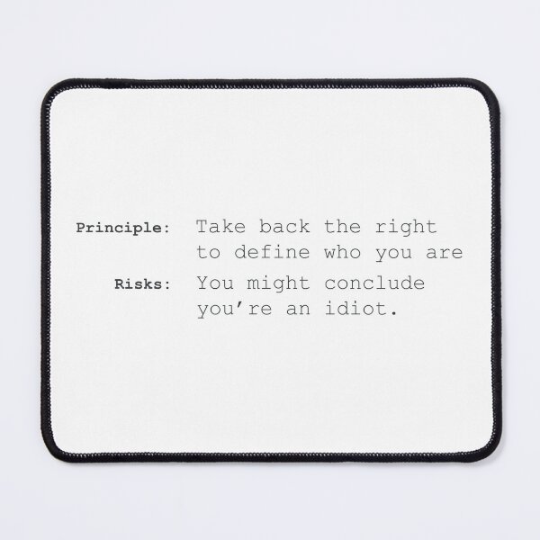Item preview, Crisis Of Meaning Self Discovery Typography Poster designed and sold by drTerrens.